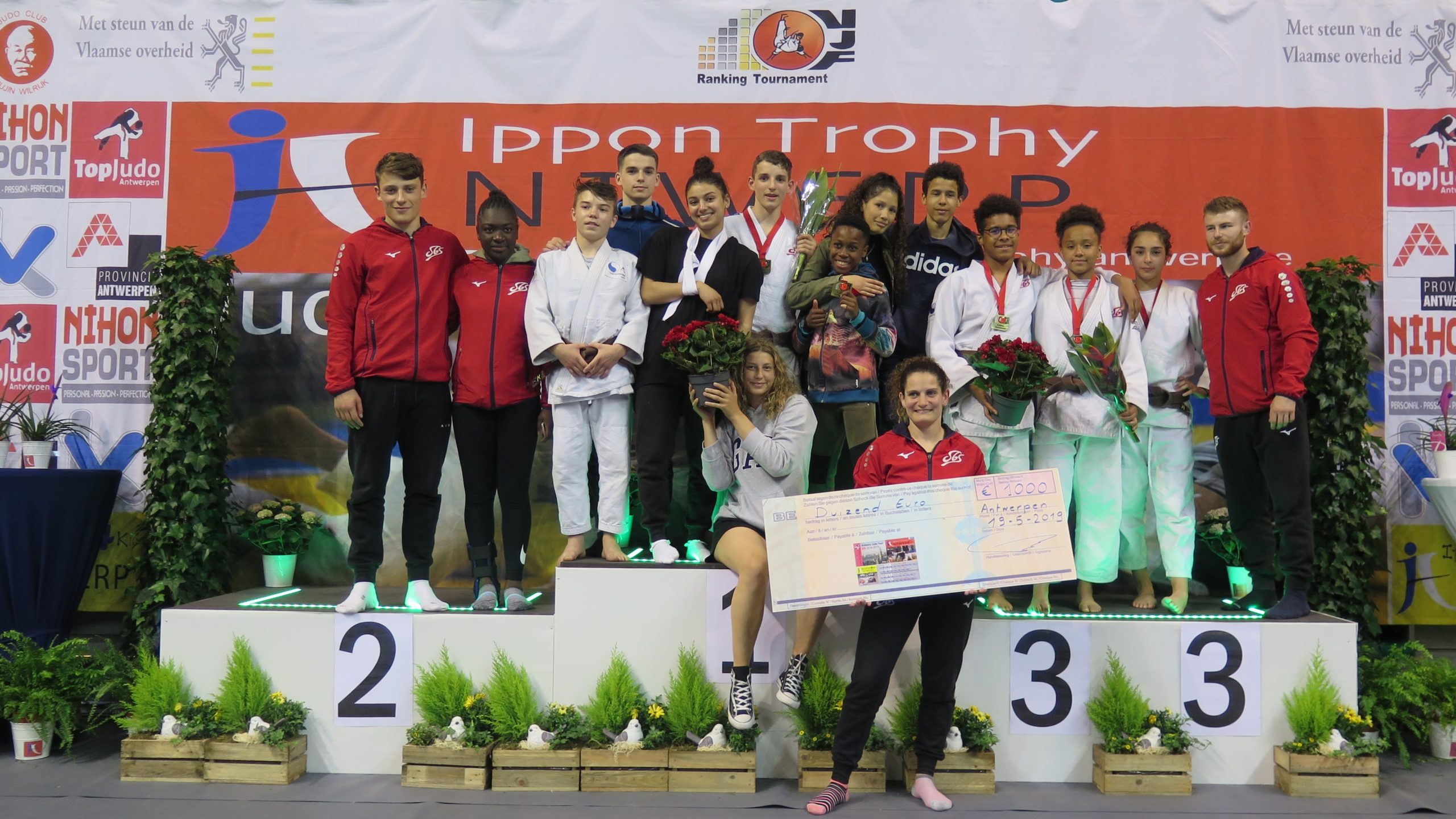 Winnaar Antwerp Judo Tour 2018-2019 SGS JUDO (FR)
